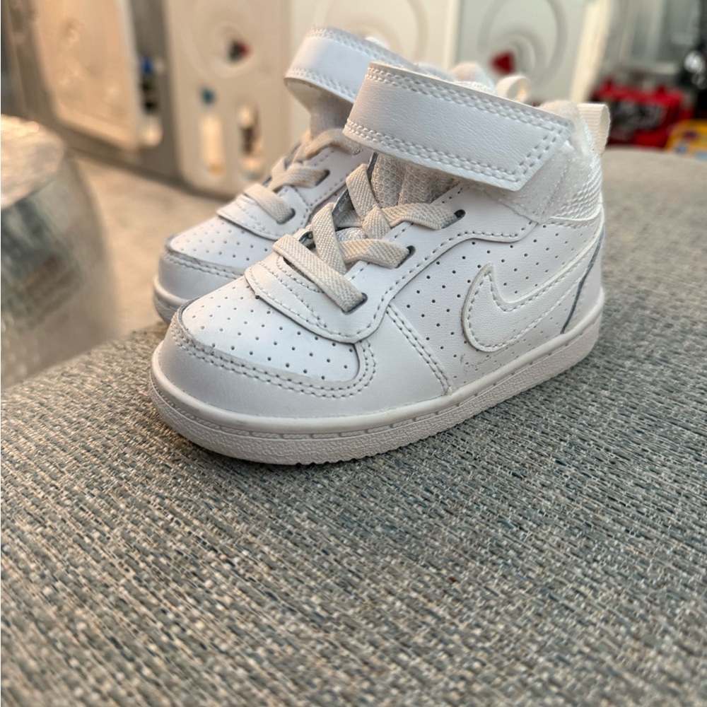 Nike Kids All-White Sneakers